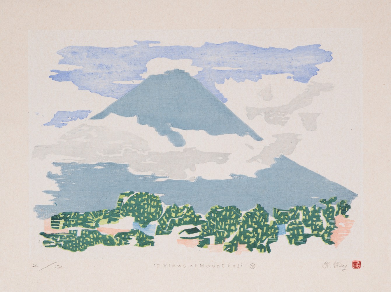 Full image of artwork 12 Views of Mount Fuji #2
