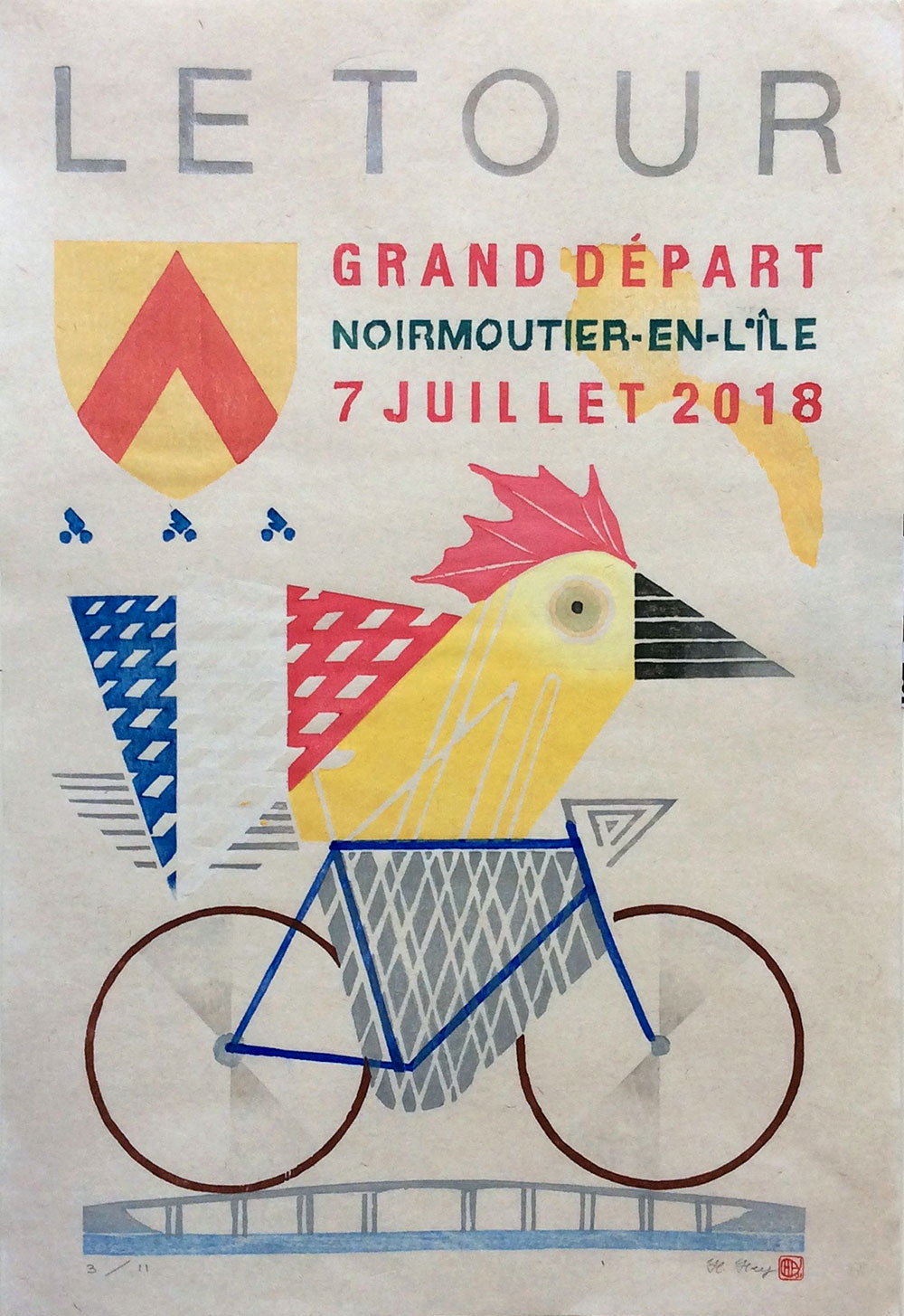 Full image of artwork Tour de France 2018 - Le Maillot Jaune