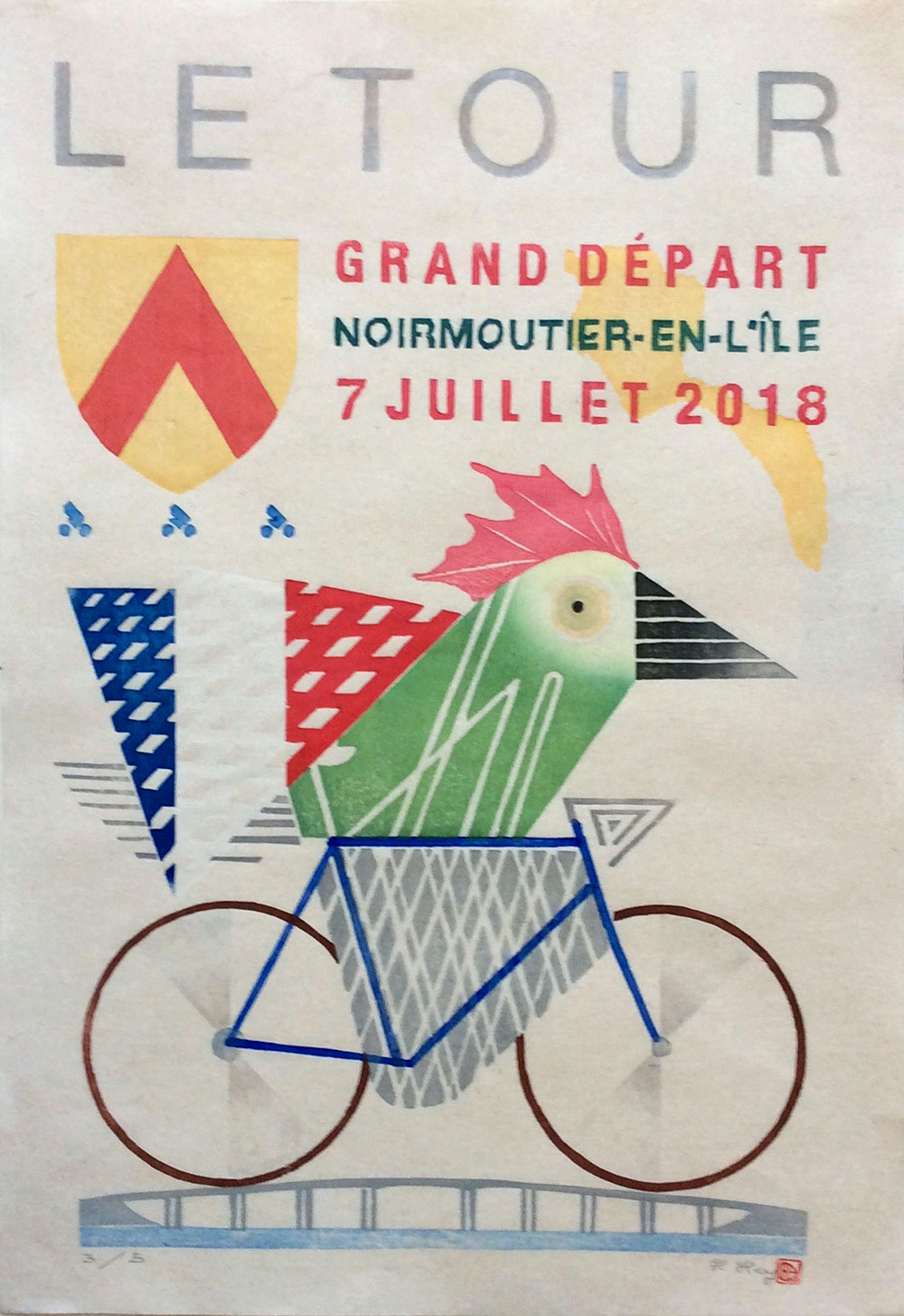 Full image of artwork Tour de France 2018 - Le Maillot Vert