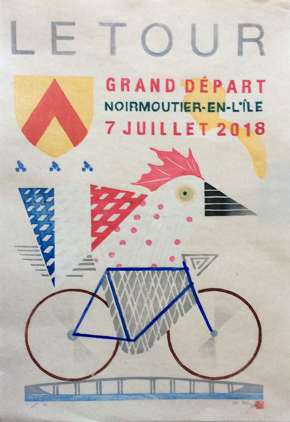 Full image of artwork Tour de France 2018 - Le Maillot à Pois